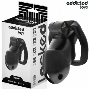 ADDICTED TOYS LOCKED - GAIOLA PARA PÃNIS CELL MINDNIGHT 4.2 CM TAMANHO M